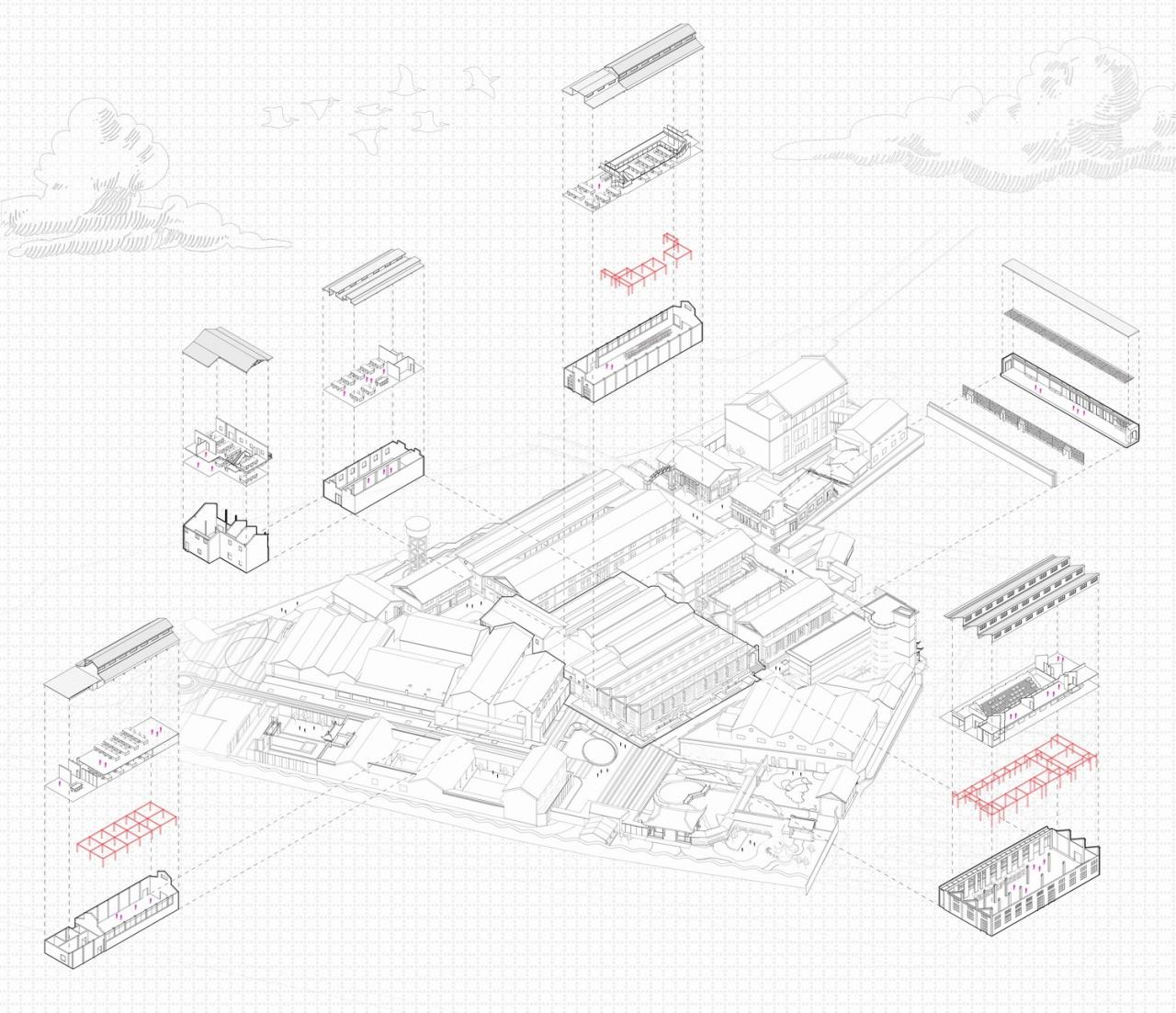BIM建筑|丝路盛泽·数字文化产业园区示范区——盛泽坛丘缫丝厂改造 / 平介设计