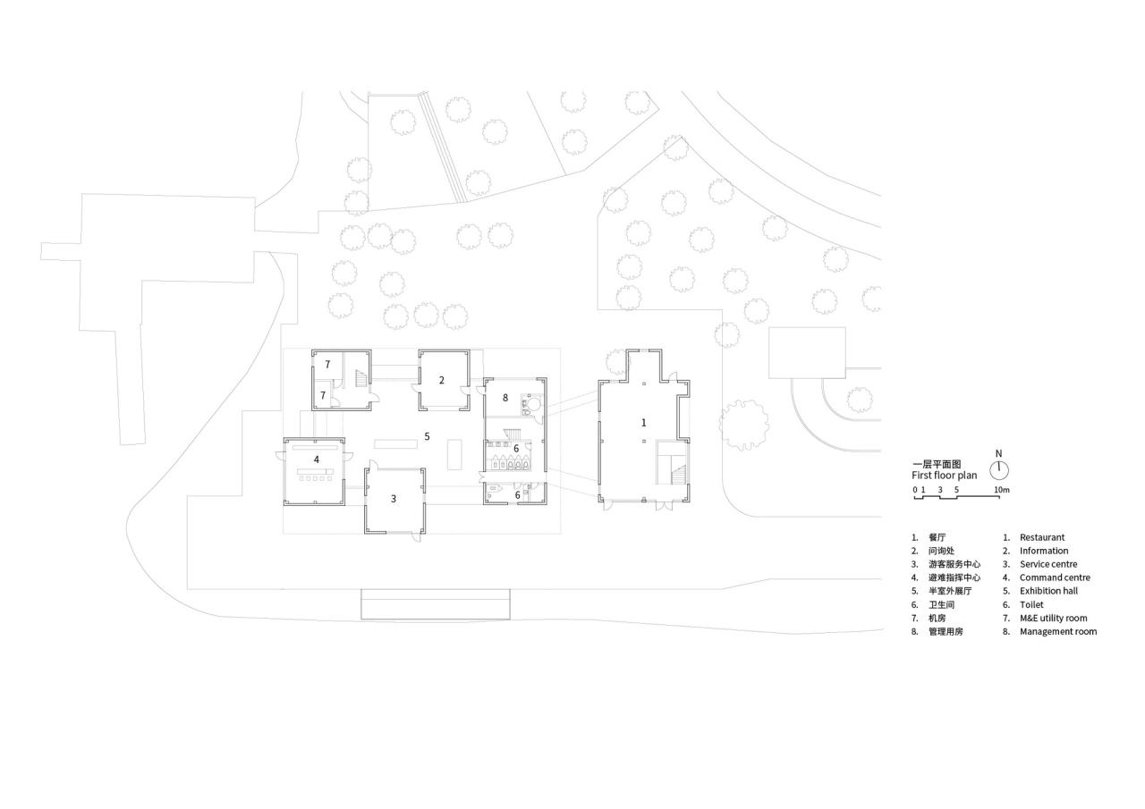 BIM建筑|昆山城市生态森林公园游客中心 / 阿科米星建筑设计