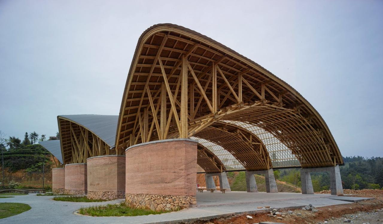 BIM建筑|竹管垅茶青市场 / 清华大学建筑设计研究院 素朴建筑工作室