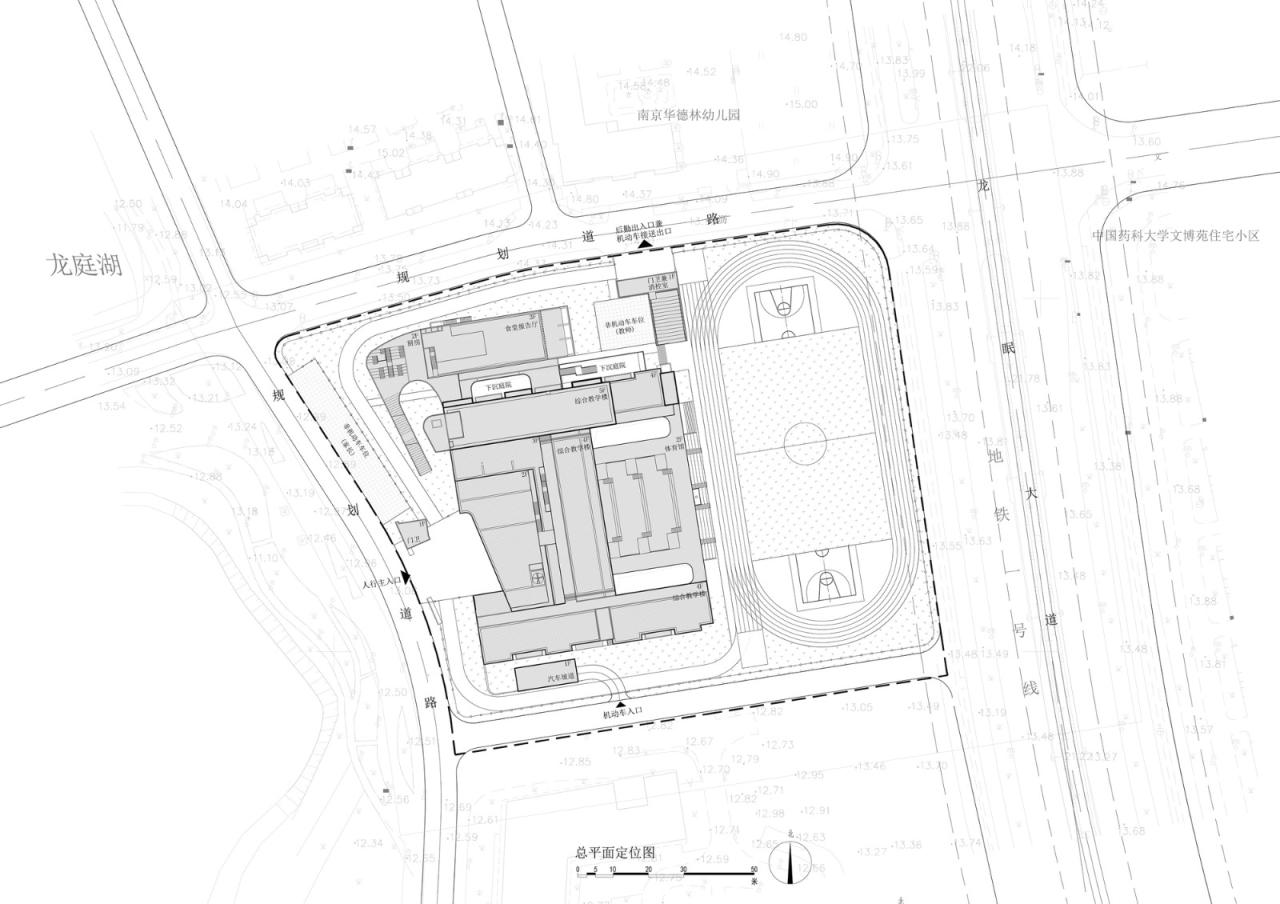 BIM建筑|江苏省南京市文齐路小学 / 荣朝晖工作室