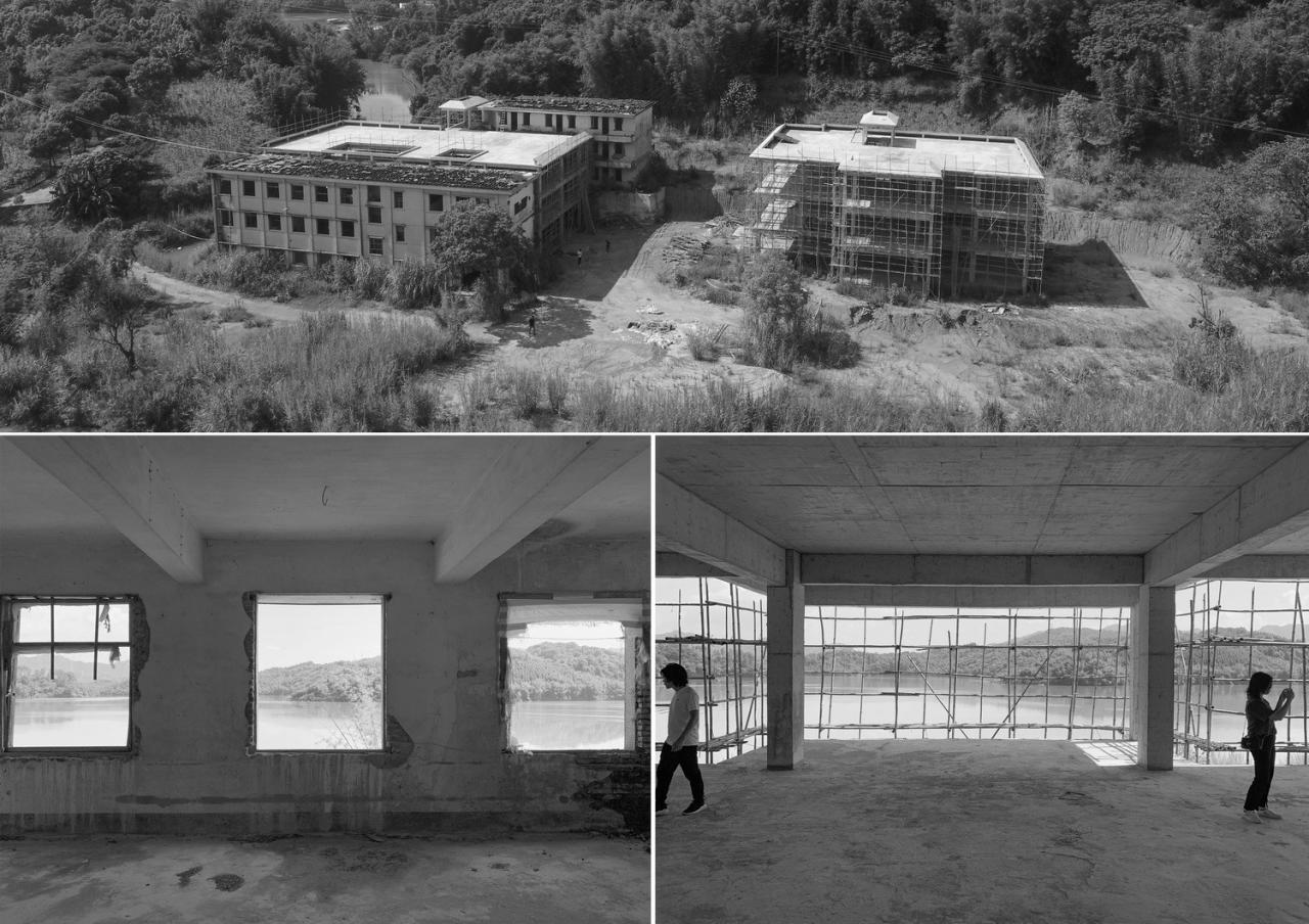 BIM建筑|回应古寺和山水的人文居所：清远慈湖书院 / 城外建筑