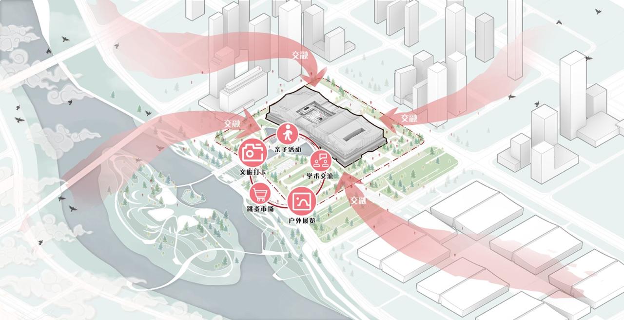BIM建筑|长沙国际会议中心：水云潇湘 翰墨中华 / 华南理工大学建筑设计研究院有限公司