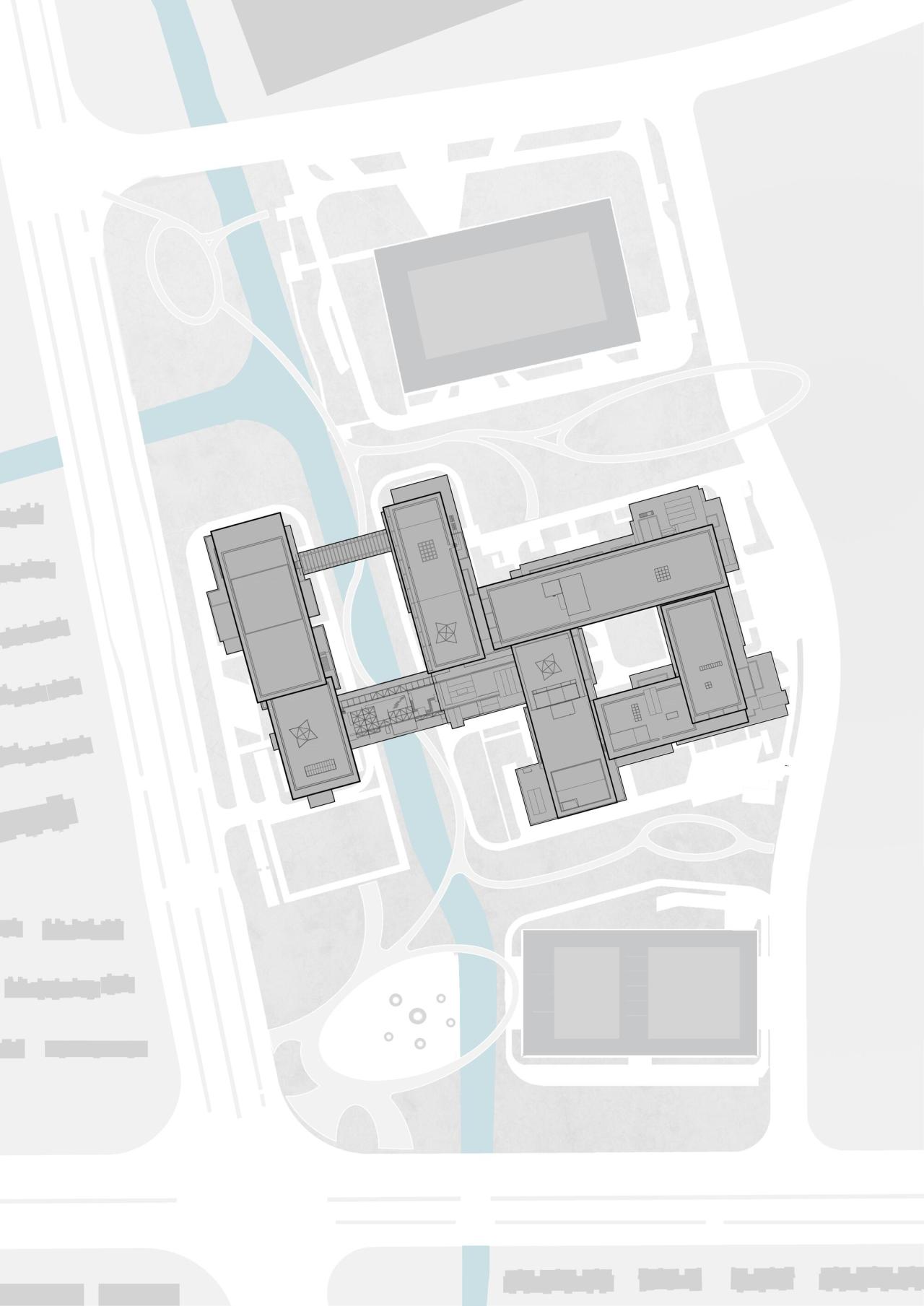 BIM建筑|浦东新区青少年活动中心和群众艺术馆 / 山水秀建筑事务所
