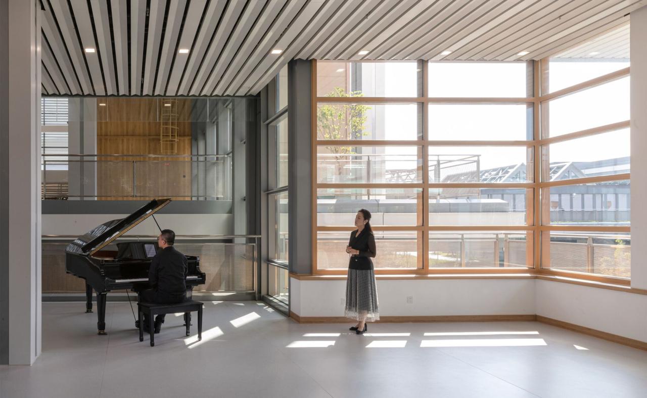 BIM建筑|浦东新区青少年活动中心和群众艺术馆 / 山水秀建筑事务所