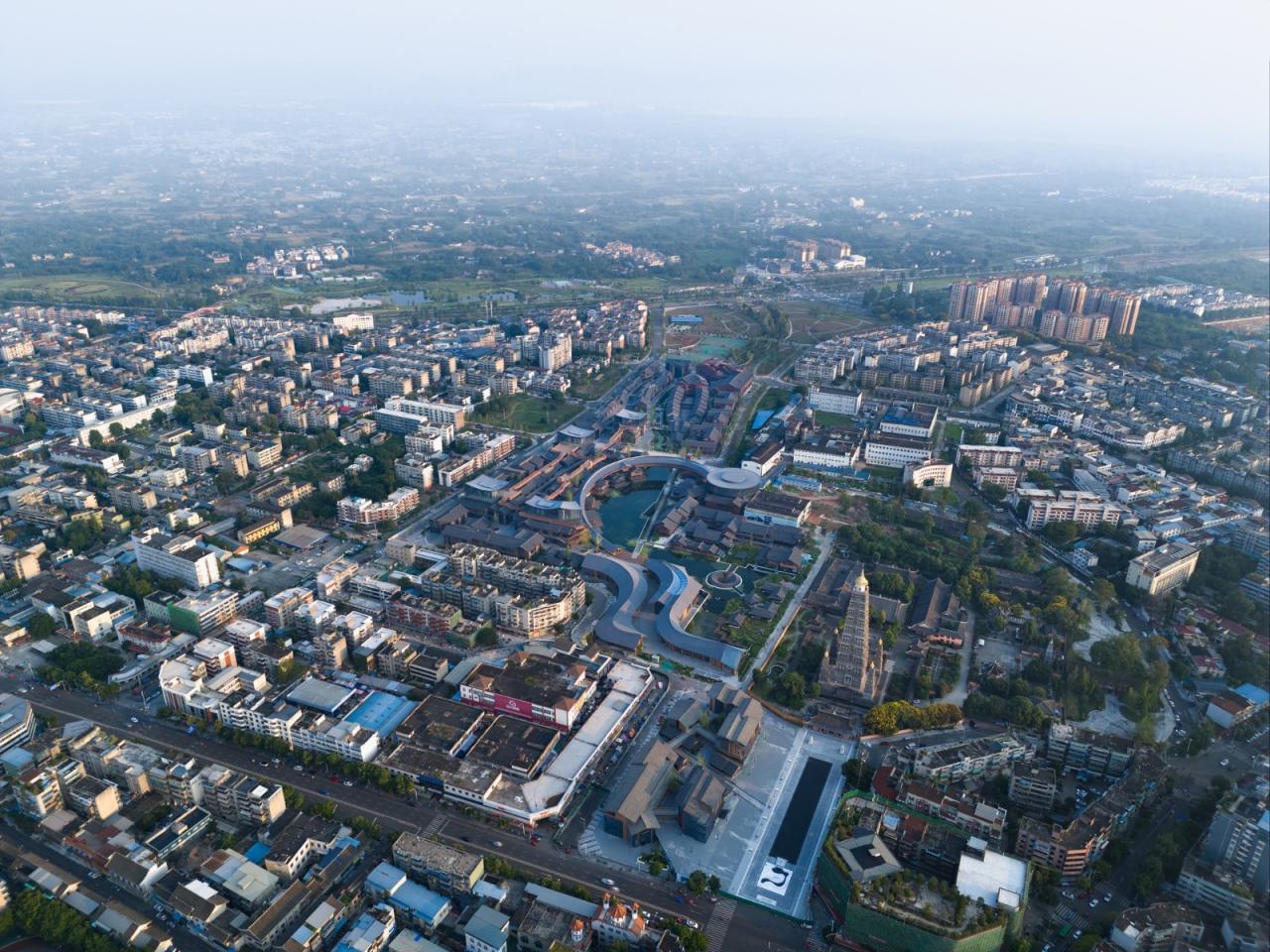 BIM建筑|成都彭州龙兴寺区域城市更新 / BIAD-ASA筑景工作室