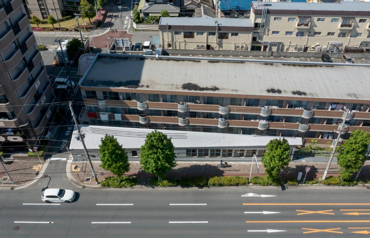 BIM建筑|4x59米三角地，YOKONAGAYA 美容院 / Office for Environment Architecture