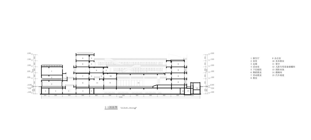 BIM建筑|江苏省南京市文齐路小学 / 荣朝晖工作室
