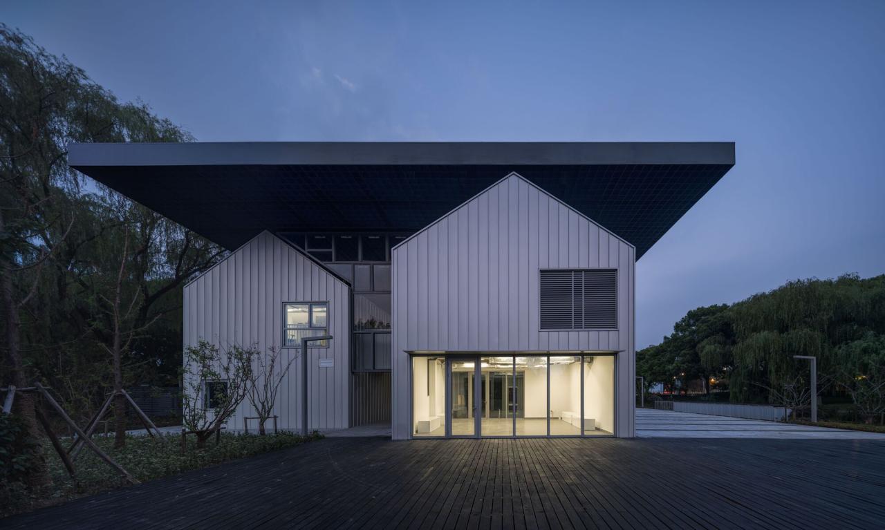 BIM建筑|昆山城市生态森林公园游客中心 / 阿科米星建筑设计