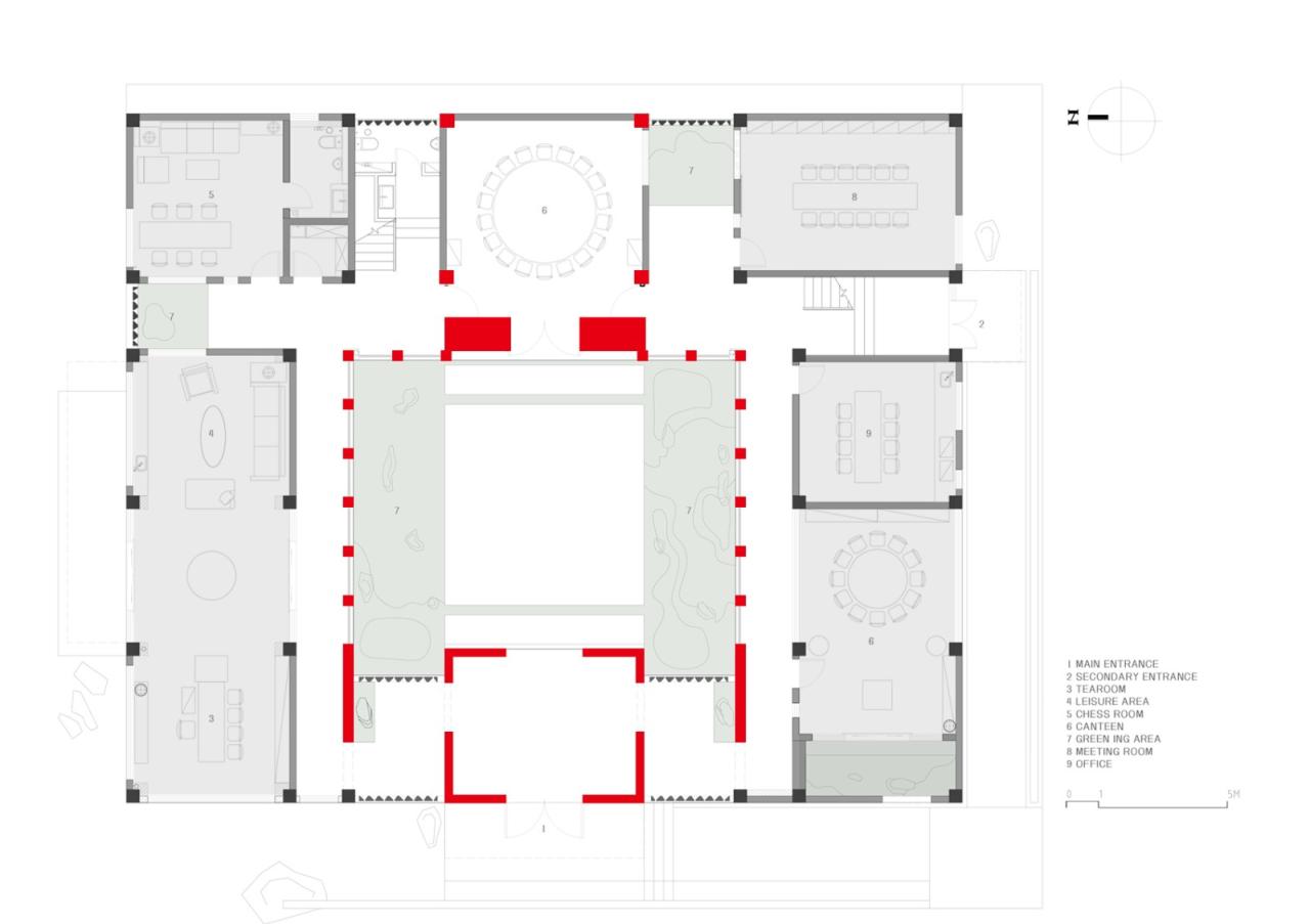 BIM建筑|方院——工业园区里的“四合院”，云南红河州 / 素造建筑