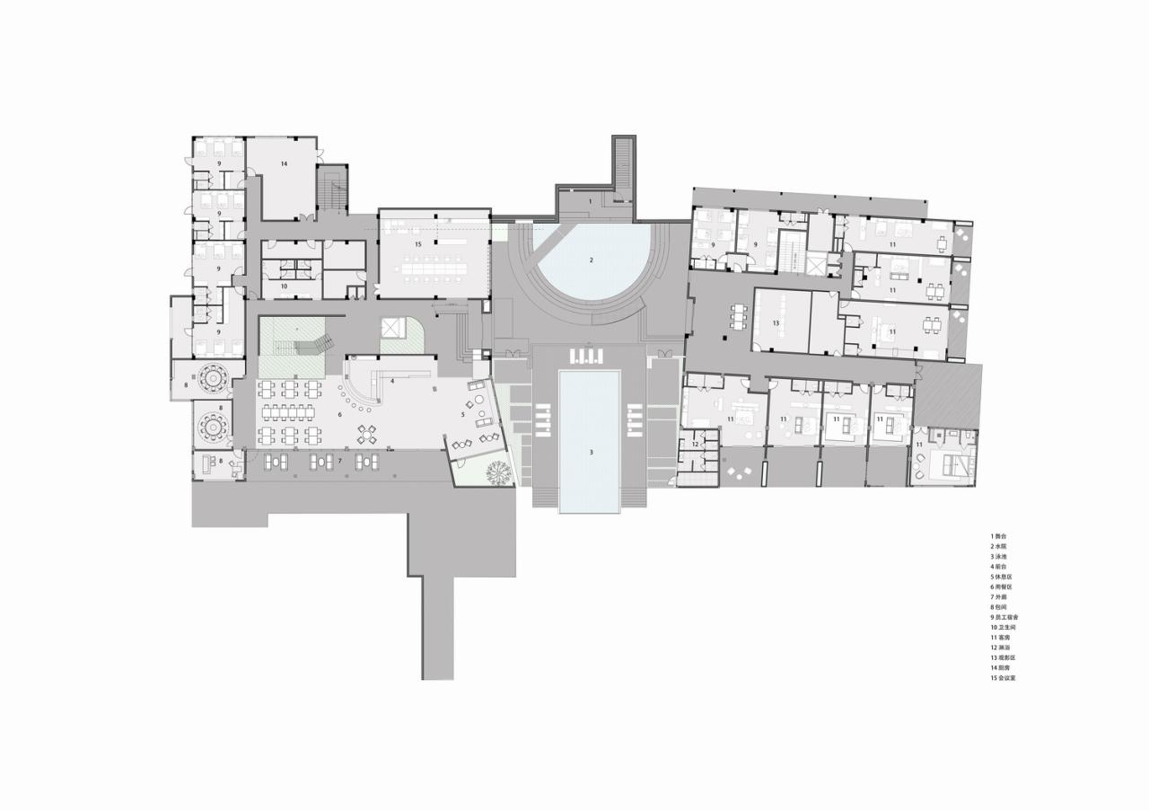 BIM建筑|回应古寺和山水的人文居所：清远慈湖书院 / 城外建筑