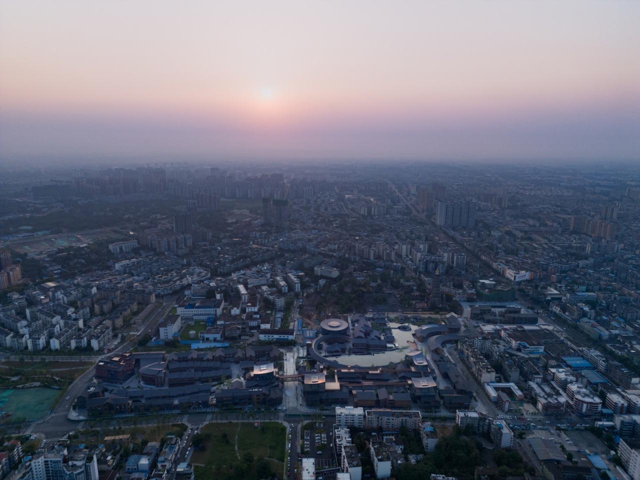 BIM建筑|成都彭州龙兴寺区域城市更新 / BIAD-ASA筑景工作室