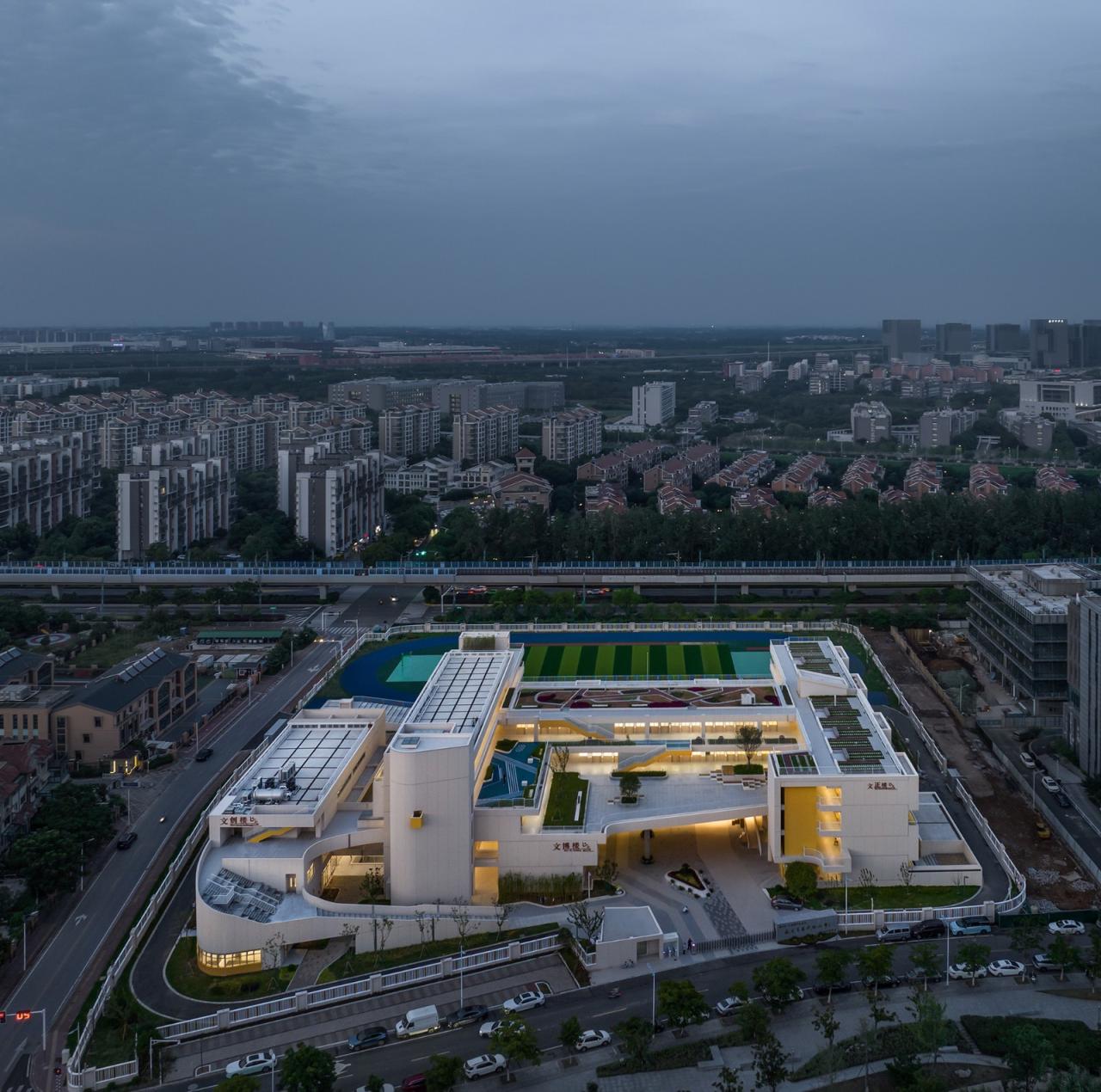 BIM建筑|江苏省南京市文齐路小学 / 荣朝晖工作室