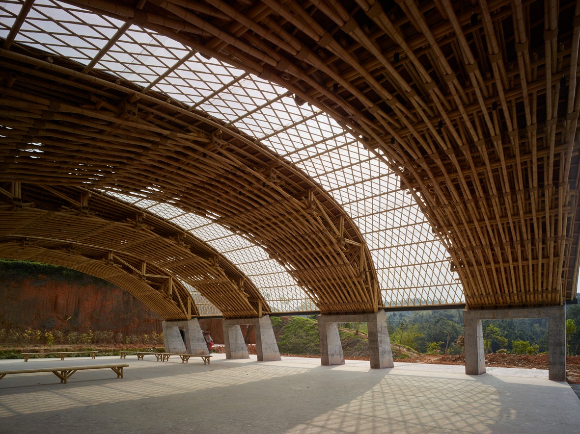 BIM建筑|竹管垅茶青市场 / 清华大学建筑设计研究院 素朴建筑工作室
