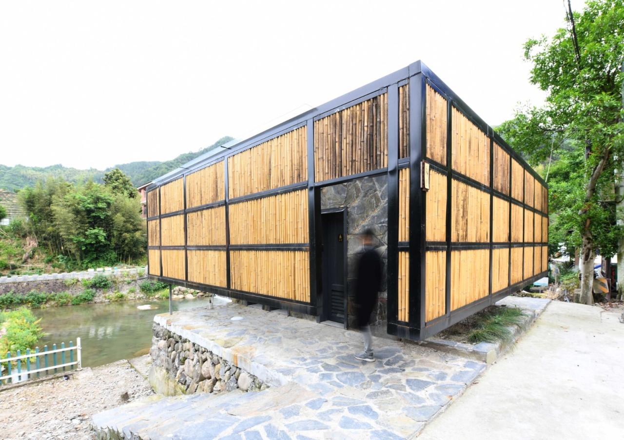 BIM建筑|松阳县大岭根公厕 / 有氧建筑 + 元坤设计