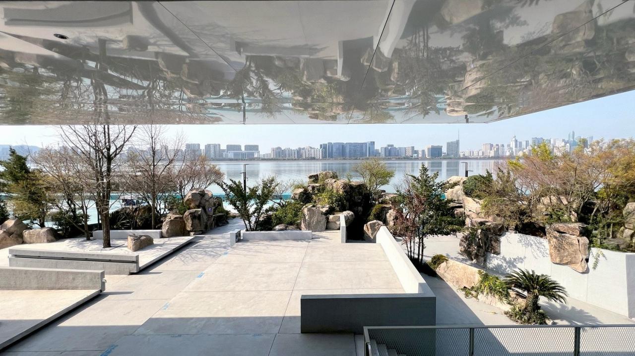 BIM建筑|杭州滨江公共空间·涧石驿与停云驿 / 同济原作设计工作室