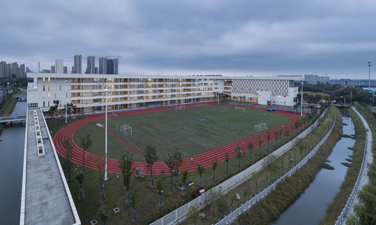 BIM建筑|苏州大学高邮实验学校 / 九城都市建筑
