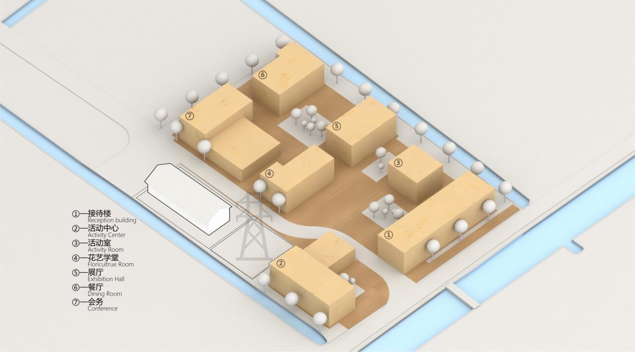 BIM建筑|此时此地：建在花卉园里的小房子—港沿花卉交流中心 / 创霖-泽柏