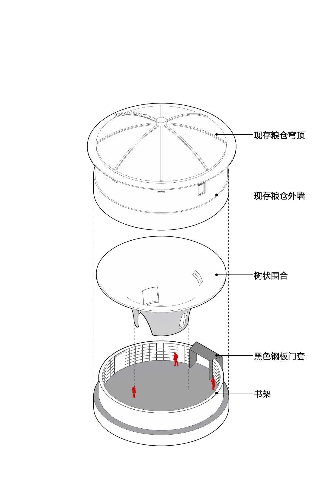 BIM建筑|先锋天下粮仓书店 / 东南大学建筑学院+艺合境建筑设计