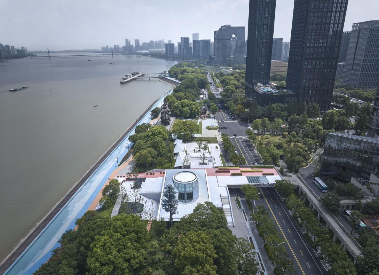 BIM建筑|杭州滨江公共空间·涧石驿与停云驿 / 同济原作设计工作室