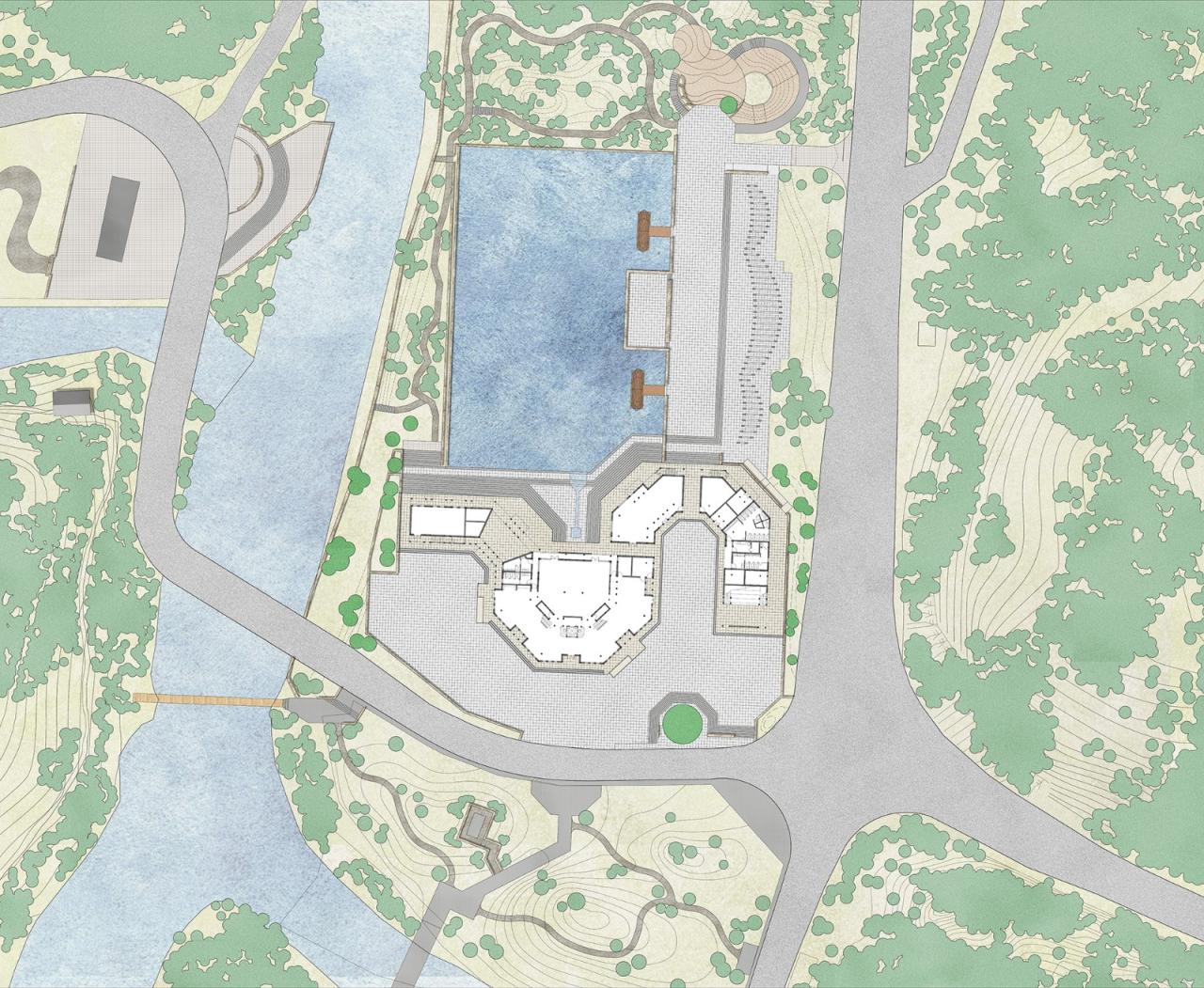 BIM建筑|龙形建筑：康县全域旅游游客集散中心 / 共生建筑Farmerson Architects