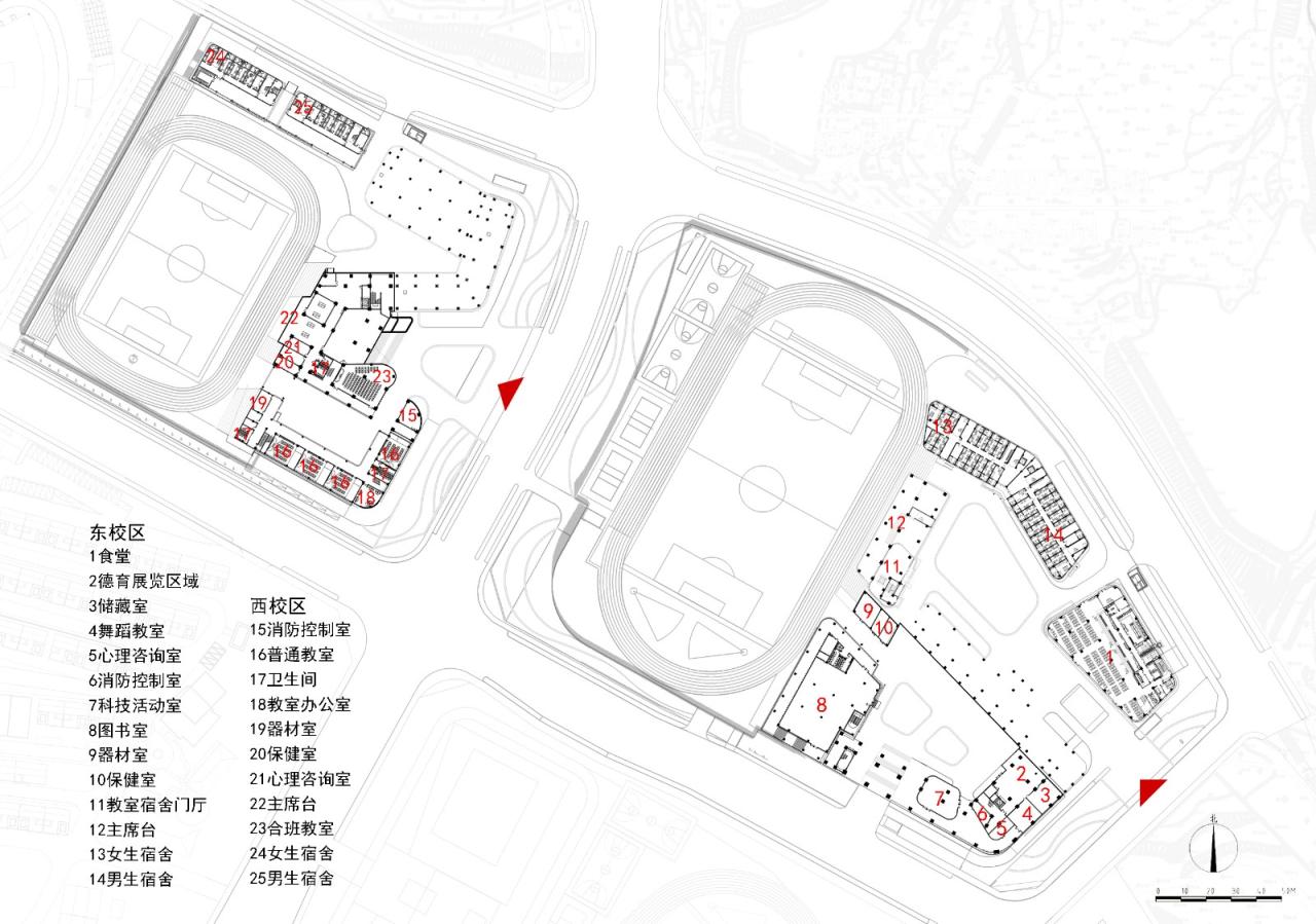 BIM建筑|在山边眺望云朵:云南省玉溪弘玉中学设计记 / 思序产教融合研究中心