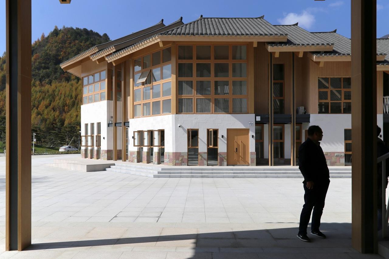 BIM建筑|龙形建筑：康县全域旅游游客集散中心 / 共生建筑Farmerson Architects