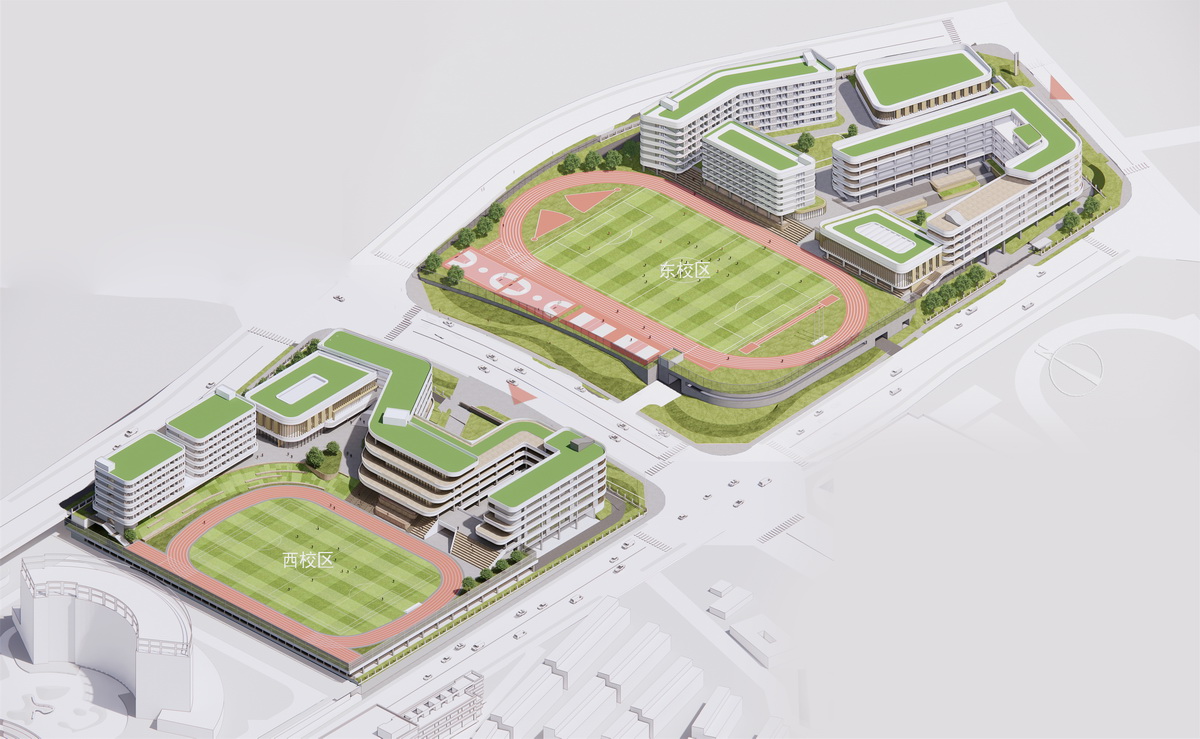 BIM建筑|在山边眺望云朵:云南省玉溪弘玉中学设计记 / 思序产教融合研究中心