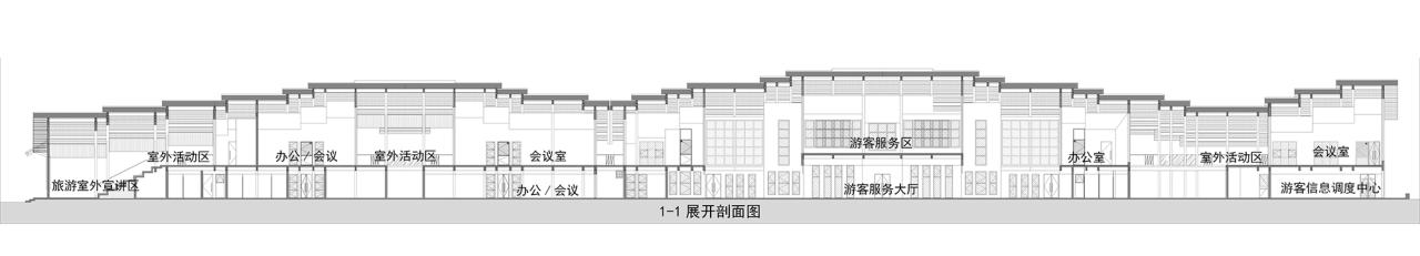 BIM建筑|龙形建筑：康县全域旅游游客集散中心 / 共生建筑Farmerson Architects