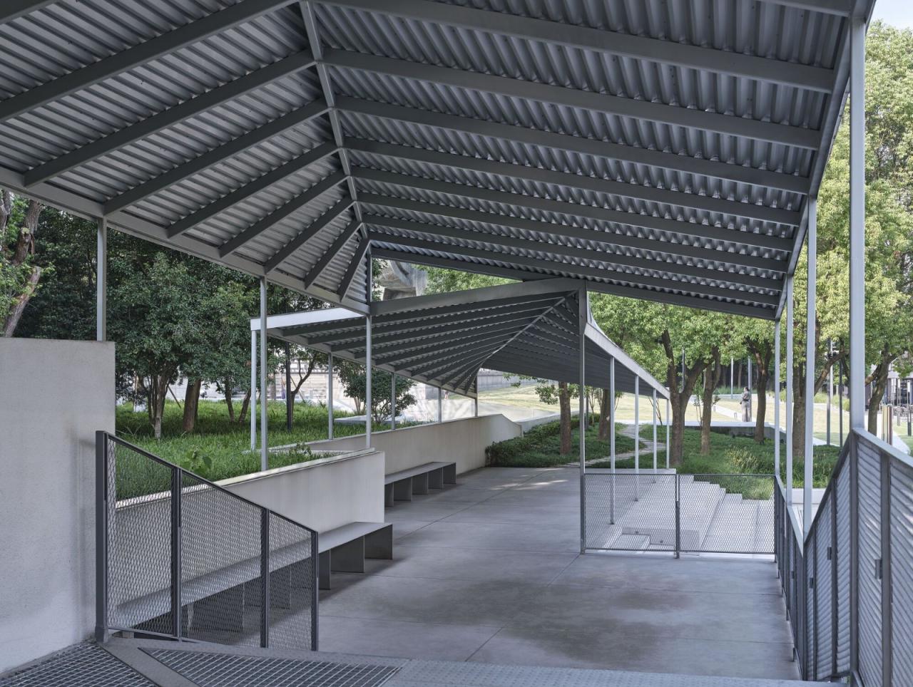 BIM建筑|杭州滨江公共空间·涧石驿与停云驿 / 同济原作设计工作室