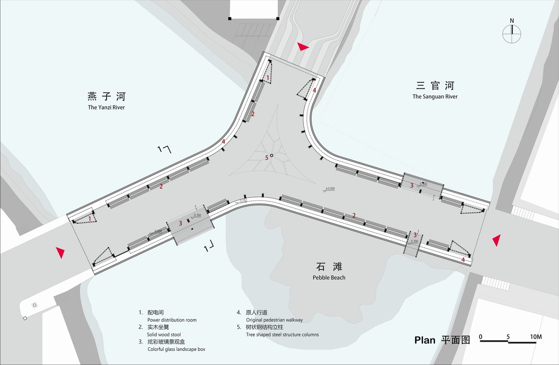 BIM建筑|康县新人字桥及周边商业街更新设计 / 三文建筑 何崴工作室