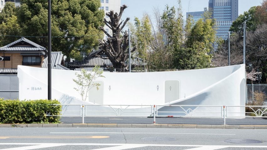 BIM建筑|藤本壮介的东京厕所包含细长的公共水槽