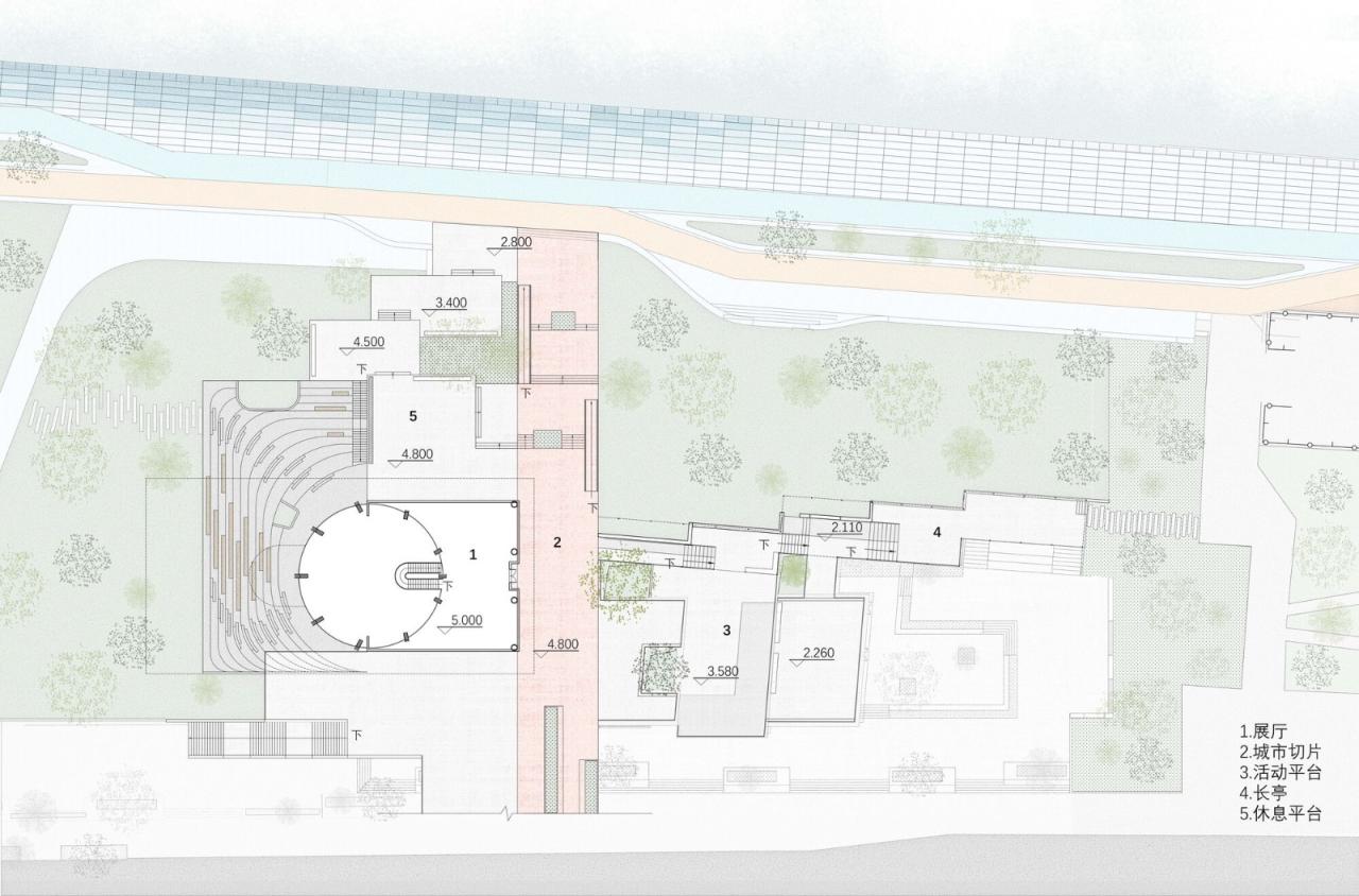 BIM建筑|杭州滨江公共空间·涧石驿与停云驿 / 同济原作设计工作室