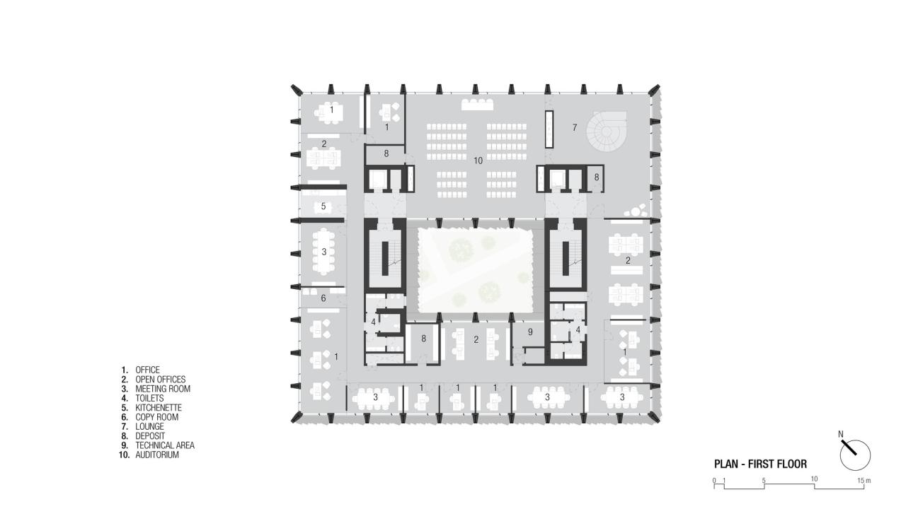 BIM建筑|第二外墙，Bonfiglioli 总部 / Peter Pichler Architecture