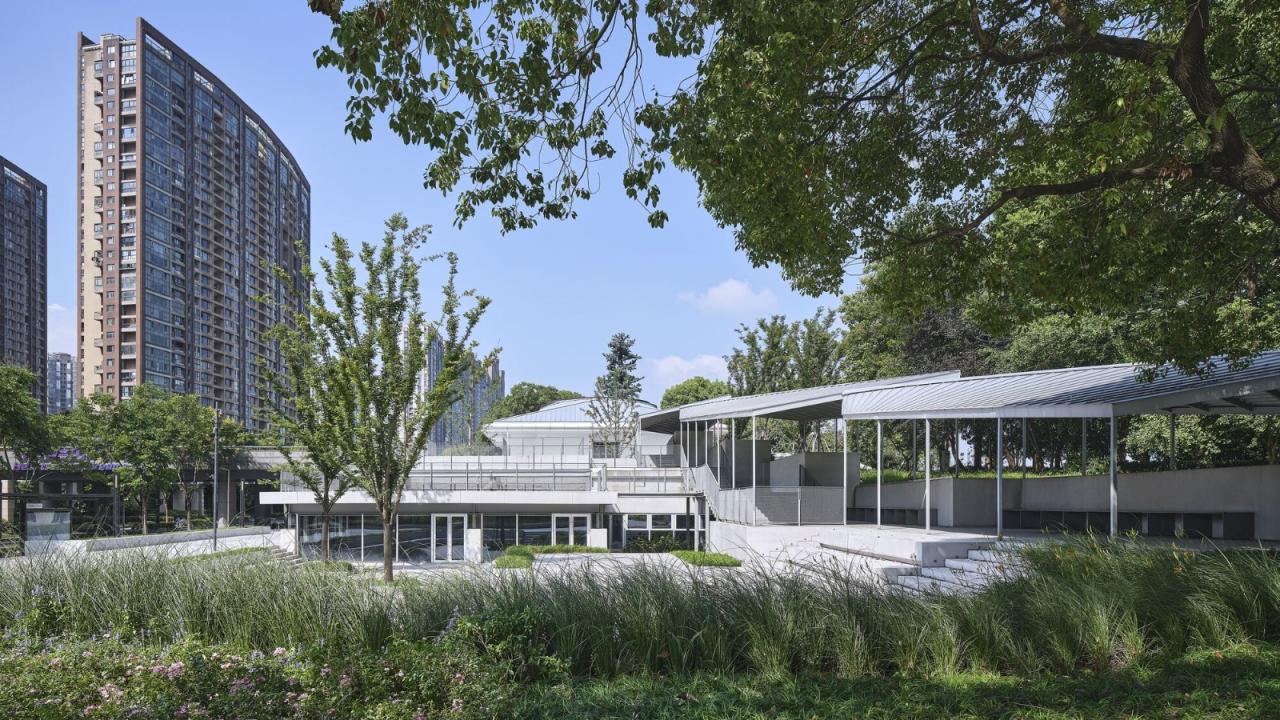 BIM建筑|杭州滨江公共空间·涧石驿与停云驿 / 同济原作设计工作室