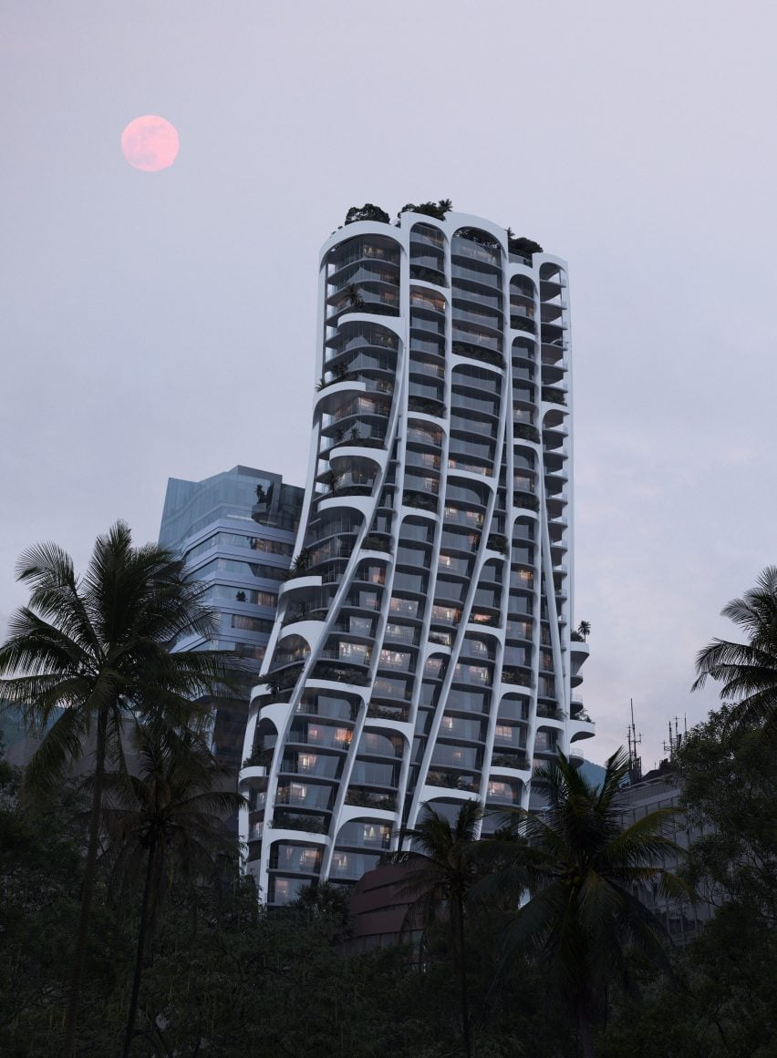 BIM建筑|MAD的南美建筑将类似于“扭曲的藤蔓”