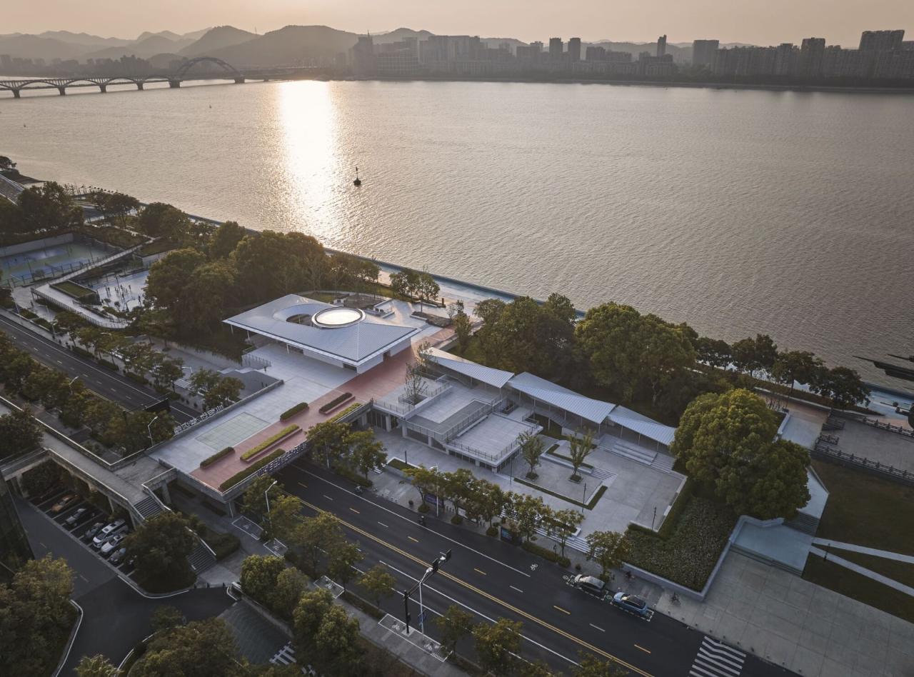BIM建筑|杭州滨江公共空间·涧石驿与停云驿 / 同济原作设计工作室