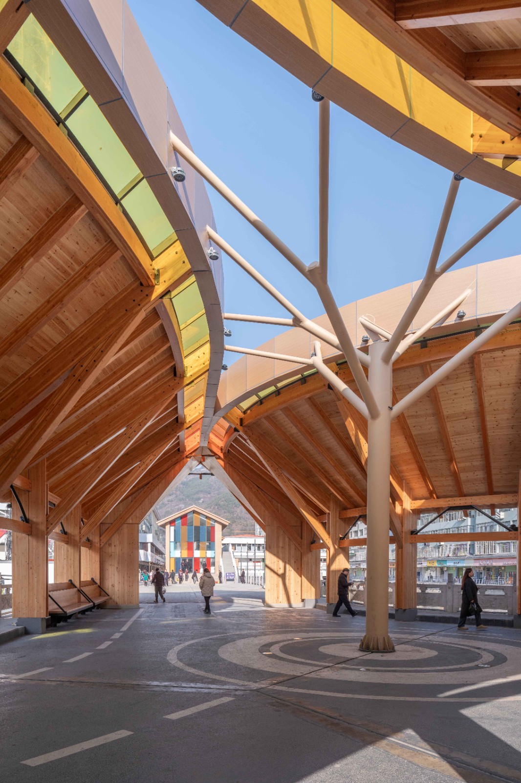 BIM建筑|康县新人字桥及周边商业街更新设计 / 三文建筑 何崴工作室