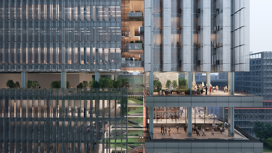 BIM建筑|中标候选方案：深圳宝安客运中心“工业上楼”项目 / SOPA祚诚建筑