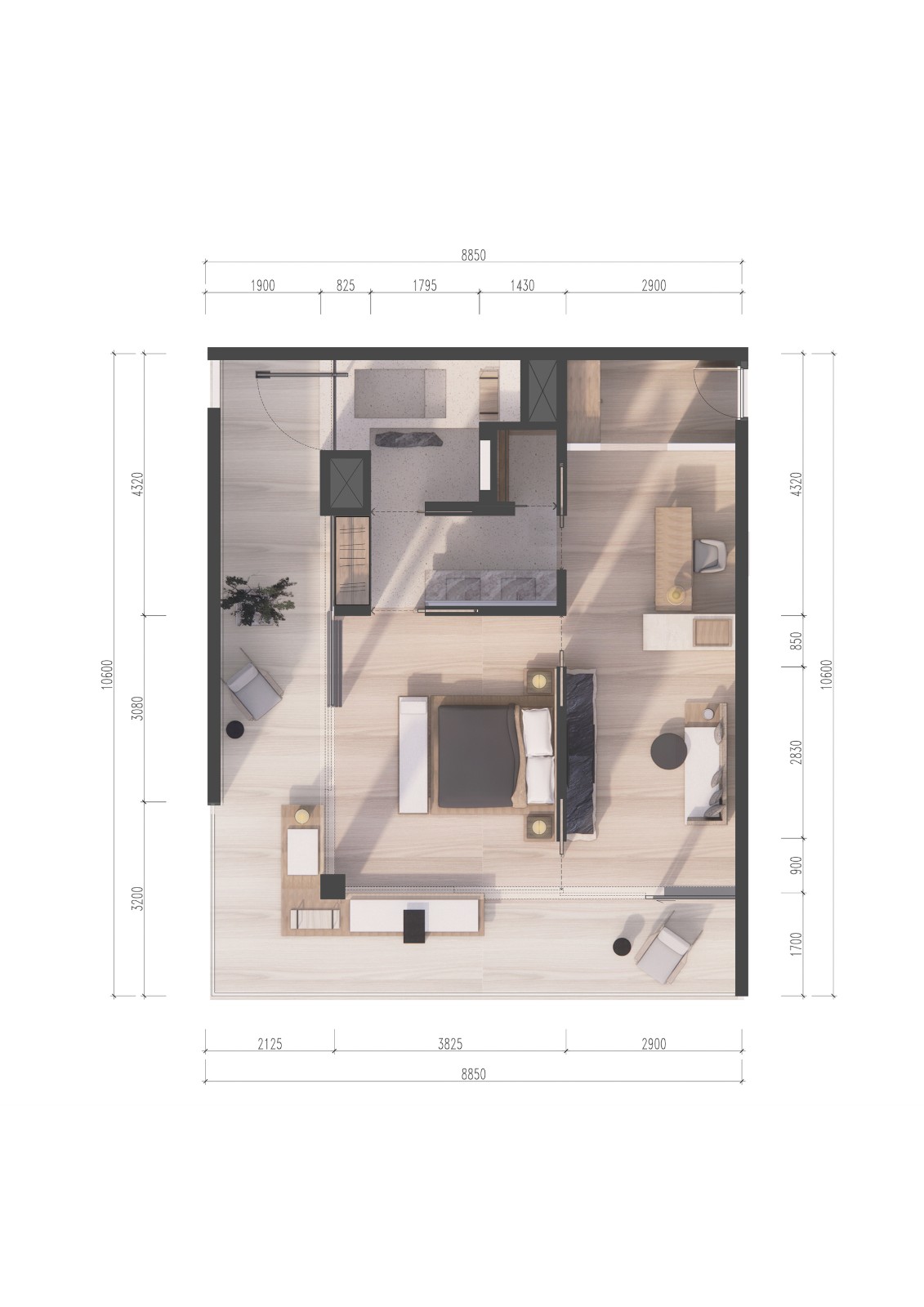 BIM建筑|安若云舍 / BUZZ庄子玉工作室