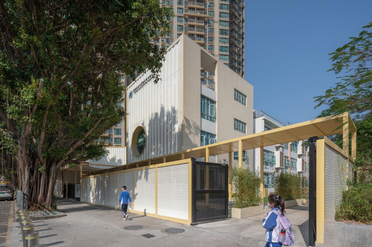 BIM建筑|新安海贝幼儿园改造 / 深圳对角线建筑设计