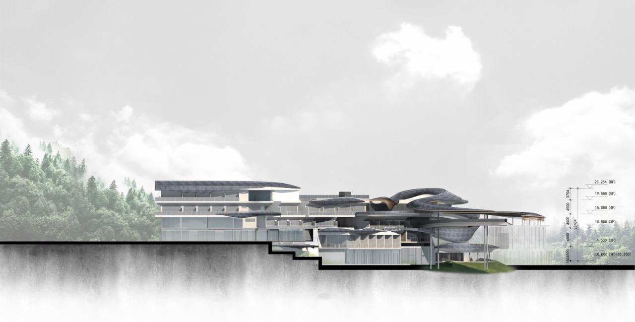 BIM建筑|安若云舍 / BUZZ庄子玉工作室