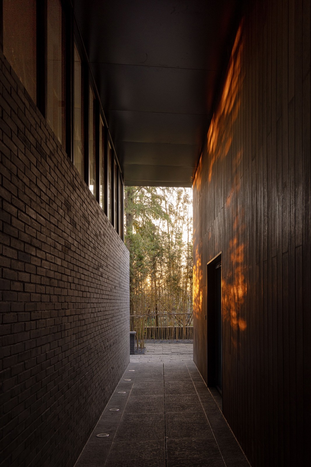 BIM建筑|桐乡濮院红旗漾杉林部落共享餐厅 / 上海严旸建筑设计工作室