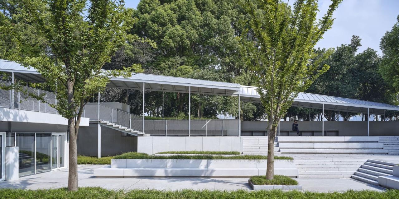 BIM建筑|杭州滨江公共空间·涧石驿与停云驿 / 同济原作设计工作室