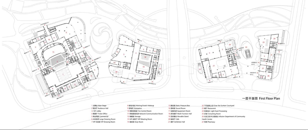 BIM建筑|温州高新文化广场 / 同济大学建筑设计研究院
