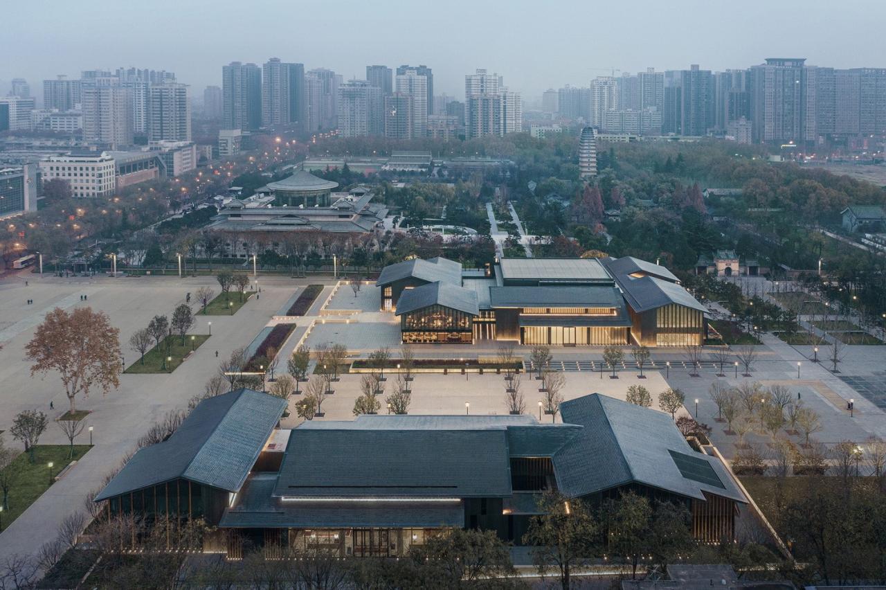 BIM建筑|安仁坊遗址展示厅与安仁驿馆 / 上海秉仁建筑师事务所