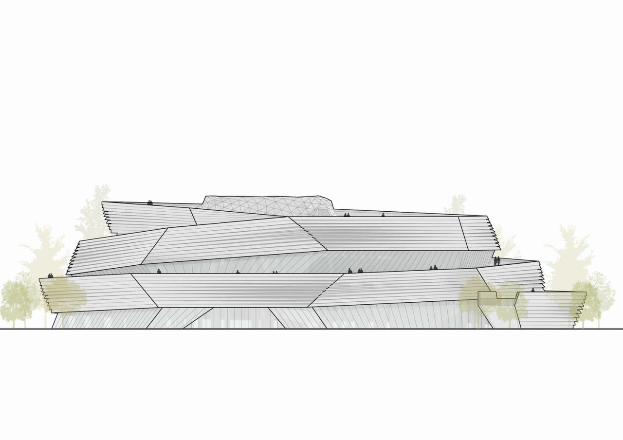 BIM建筑|云艺术中心 / 林琮然新作