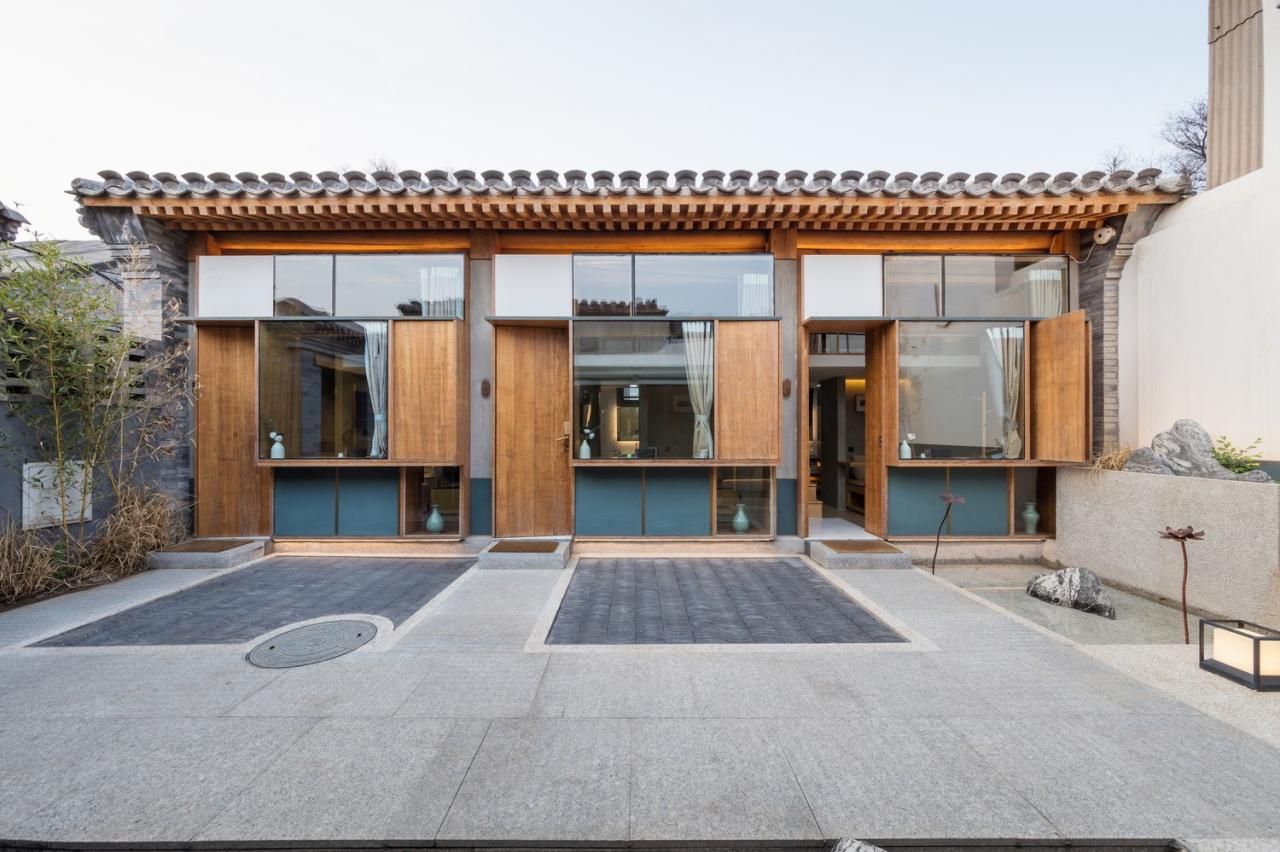 BIM建筑|刘海胡同：合院民宿 / 王维仁建筑设计研究室