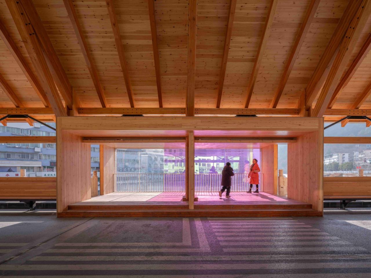 BIM建筑|康县新人字桥及周边商业街更新设计 / 三文建筑 何崴工作室