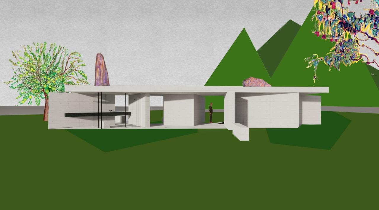 BIM建筑|入口亭楼 / Metrics Architecture Studio