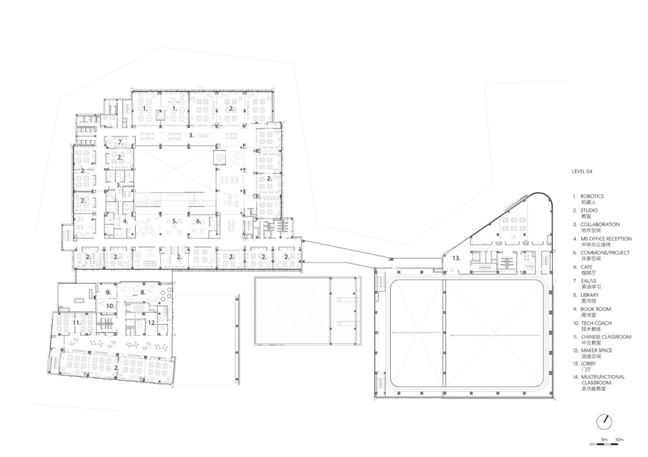 BIM建筑|广州美国人外籍人员子女学校科学城校区 / Perkins&Will